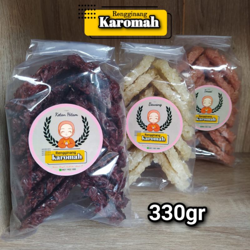 

Ranginang / rengginang mentah 330gram karomah khas bandung makanan tradisional aneka varian rasa original bawang putih terasi ketan hitam manis pedas kualitas super premium camilan enak renyah gurih nikmat cemilan halal asli renginang rangginang berkelas