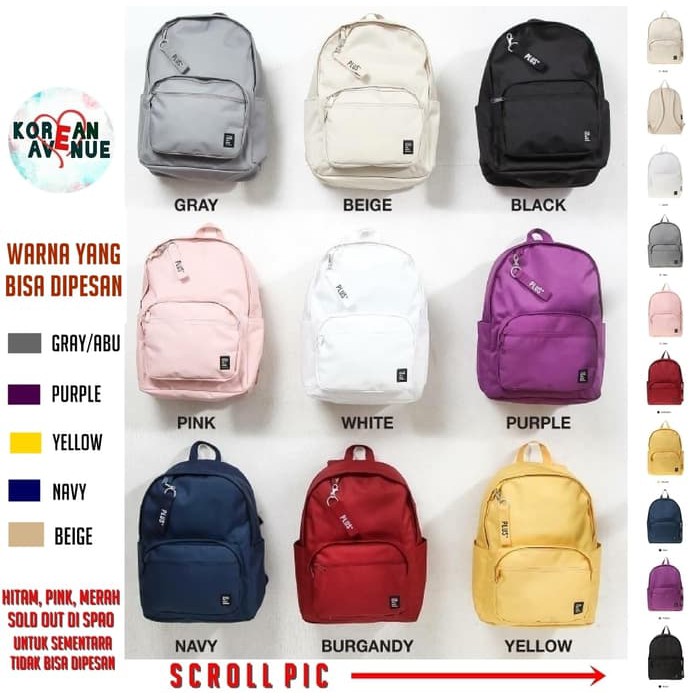 [Ready Stock] SPAO Backpack Korea Original 100% CEK DESKRIPSI EXO BTS