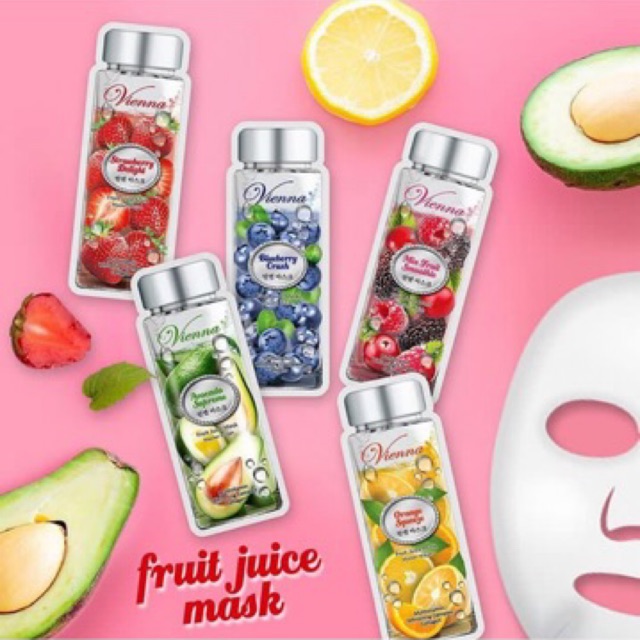 Vienna Fruit Juice Sheet Face Mask Masker Wajah