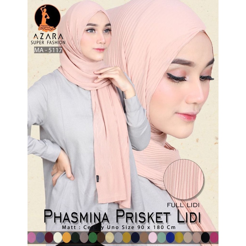 PASHMINA PLISKET LIDI  {90 X 180} AZARA-4