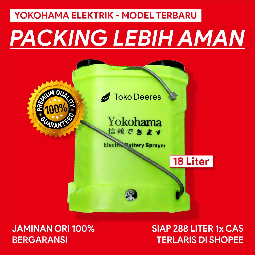 Tangki Sprayer Elektrik YOKOHAMA 18 Lt alat semprot Tangki Sprayer Elektrik YOKOHAMA 18 Lt alat semprot