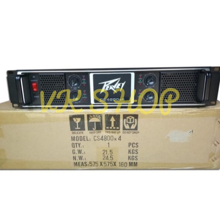 Power Peavey CS4800 Amplifier 4Channel peavey cs 4800