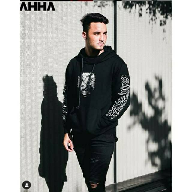 GRADE ORI - Size L XL XXL XXXL - Jaket Sweater Hoodie Premium AHHA Raja Ampat Hitam Fleece Tebal