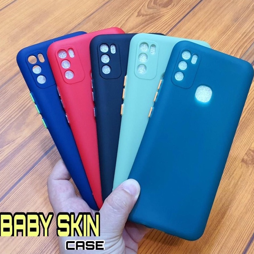 CASE BABY SKIN MACARON + PROTECT CAMERA TECNO SPARK 6 GO SOFTCASE - FA