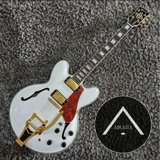 Gibson ES 355 Alpine White with Biggsby Custom