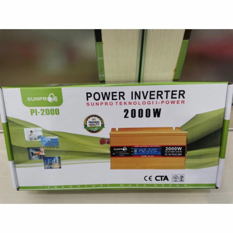 POWER INVERTER DC TO AC SUNPRO 1500 / 2500 WATT INVERTER