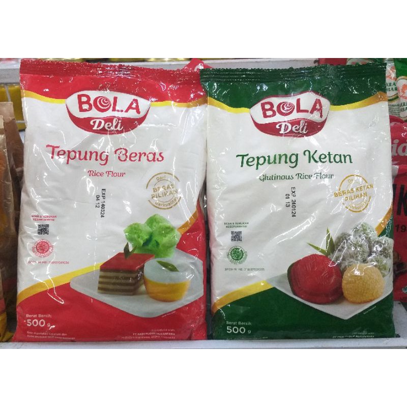 

KZ - tepung beras & tepung ketan merk bola deli 500g