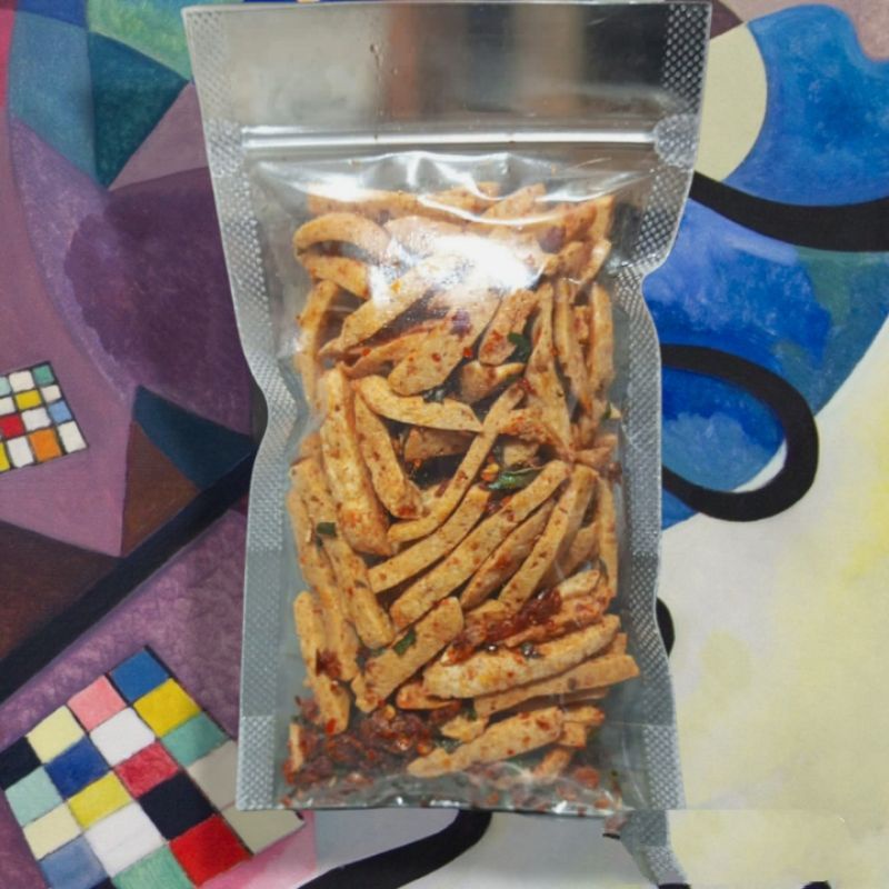 

Basreng pedas aroma daun jeruk