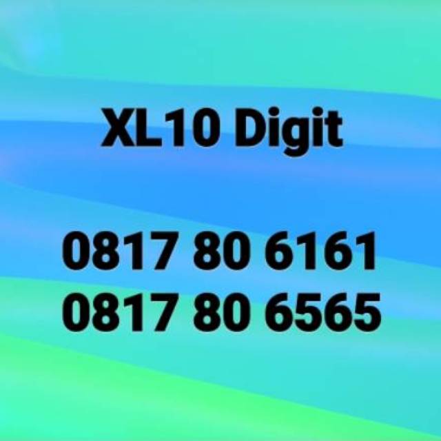 Xl 10 digit prabayar abab