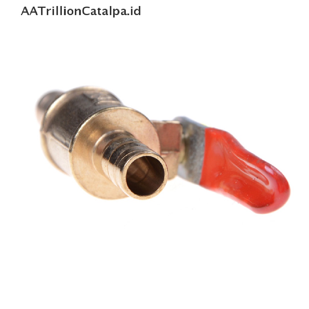 Aatrillioncatalpa Katup Bola 8mm 5 / 16 &quot;Bahan Kuningan Untuk Selang Air / Gas / Bahan Bakar