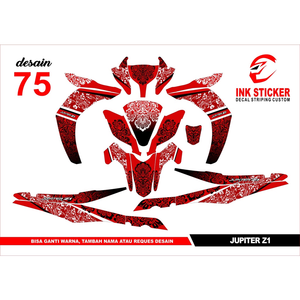 Sticker Decal Jupiter Z1 75 Fullbody