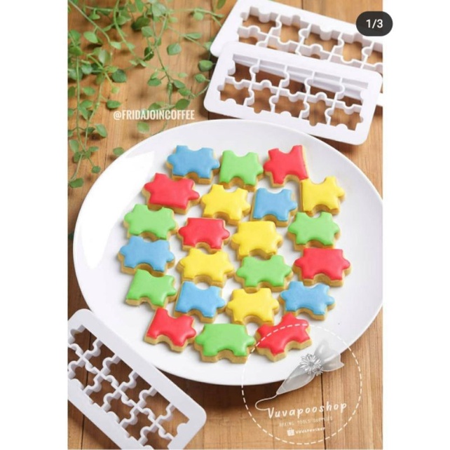 Puzzle Cookies Cutter / Cetakan Kue Kering / Cetakan Cookies / Cookies Puzle / Puzzle