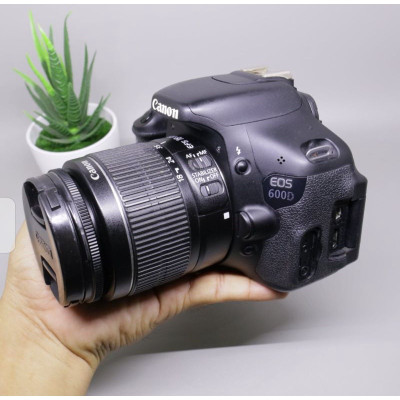 Kamera Canon 600D + Lensa Kit 18-55MM + Memori 16Gb SDHC+ Tas+Garansi Toko-1