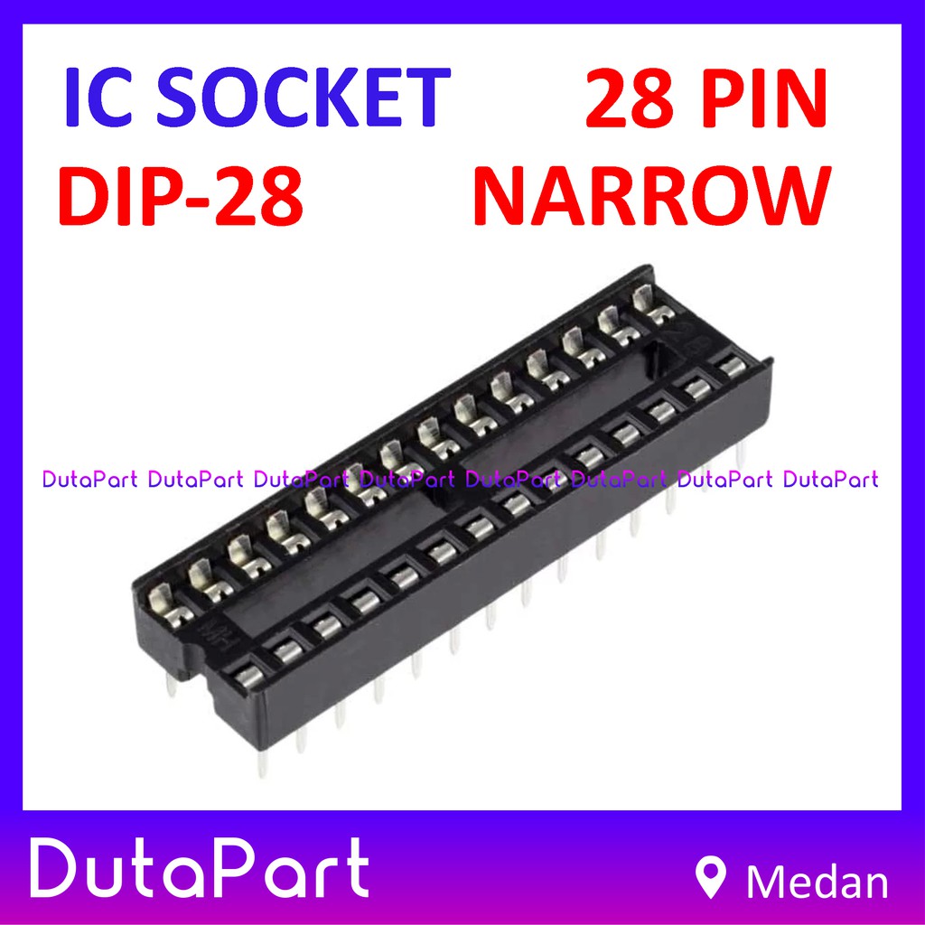 Socket IC 28 PIN 28PIN Adapter Soket DIP-28 DIP28 28P DIP 28 P NARROW