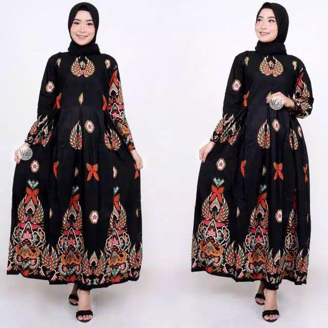 Gamis Batik Manggar, Padi, Sekar, Cantik, Kubis, Kipas, Daun