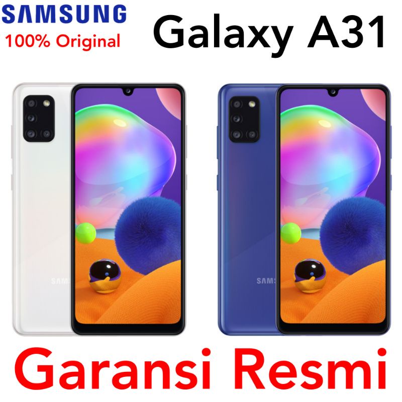 Samsung Galaxy A31 8/128 SEIN Garansi Resmi Ram 8gb Rom 128gb 6/128
