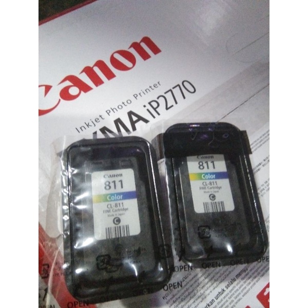 2 Catridge Canon CL811 ori
