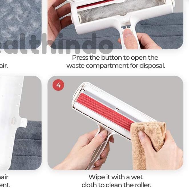 ● Pet Roller [PREMIUM] Pembersih Bulu Kucing Bulu Anjing Pembersih Ambal Karpet Pembersih Pakaian ❁