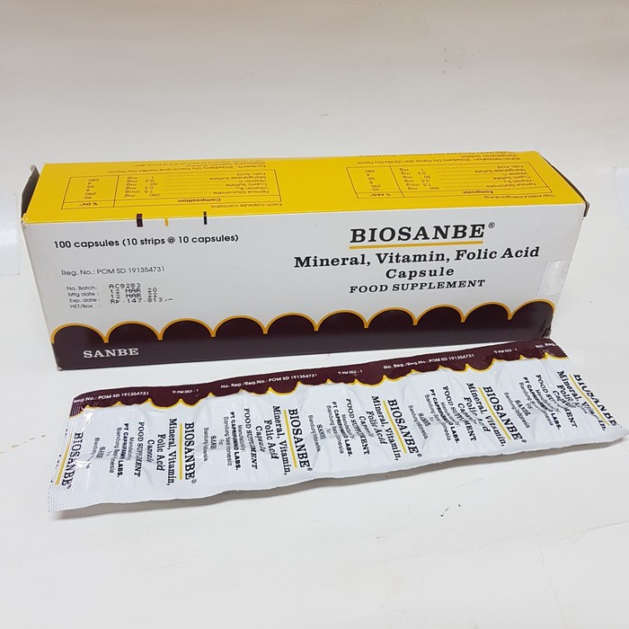 BIOSANBE / Suplemen Kesehatan untuk Memenuhi Vitamin dan Mineral