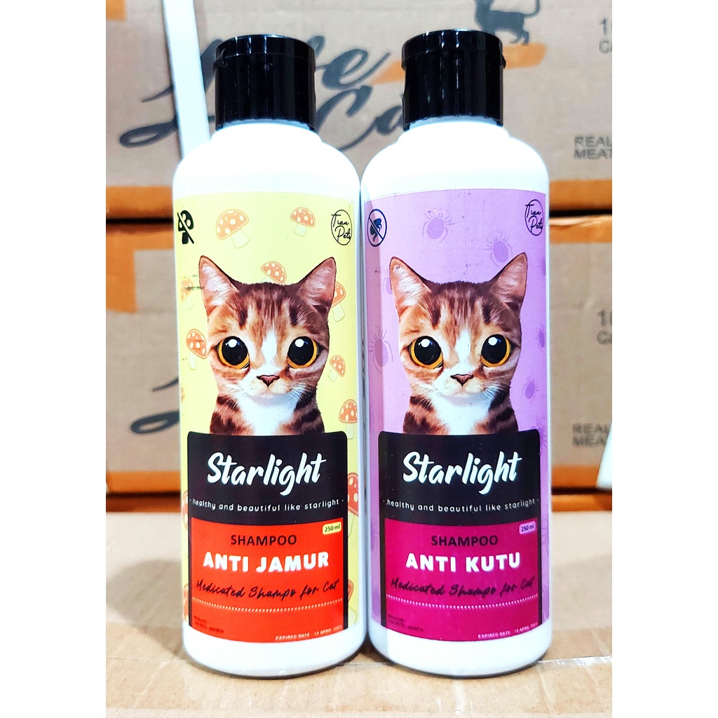 SHAMPOO  JAMUR SAKIT KULIT KUCING MERK STARLIGHT 250ML MURAH AMAN