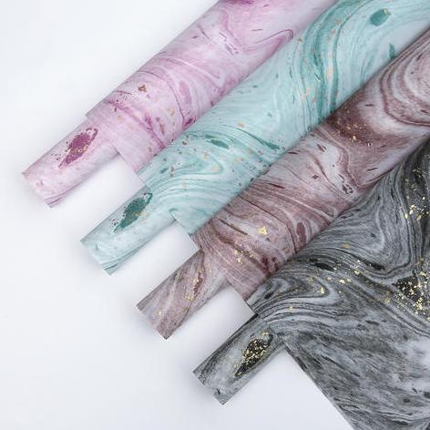 

New Marble Cellophane (1 Pack Isi 20 Lembar) Kertas Buket Bunga Wrapping Paper
