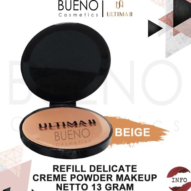 ULTIMA II DELICATE CREME POWDER MAKEUP FOUNDATION REFILL BEDAK PADAT