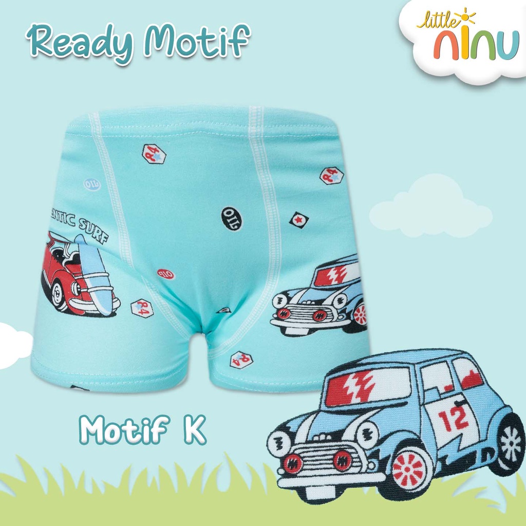 LITTLE NINU CD Celana Dalam Boxer Anak Premium 0003