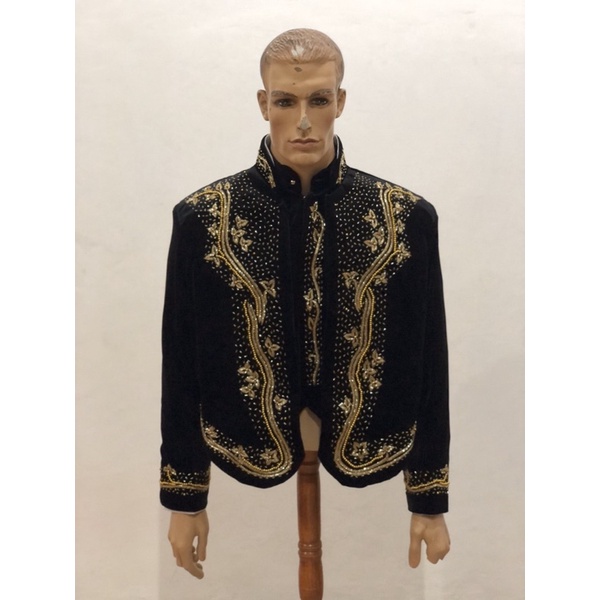 beskap bludru pengantin | beskap jawa | beskap pengantin | beskap bludru payet | bludru pengantin