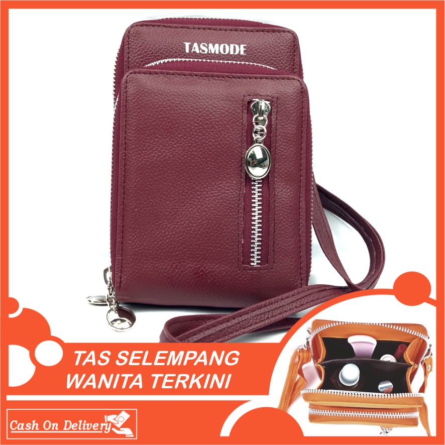 TAS MODE SELEMPANG WANITA PU LEATHER PREMIUM