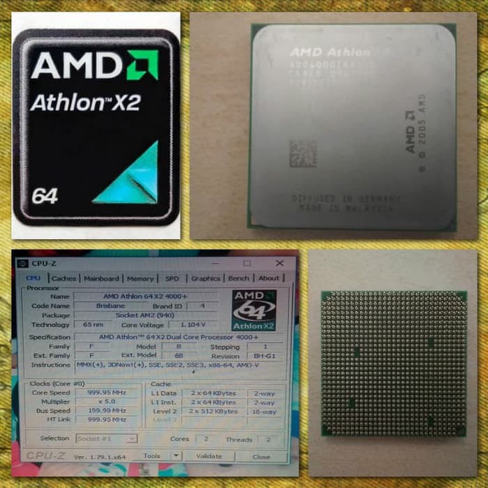 Processor AMD Athlon 64 X2 4000+ Bekas