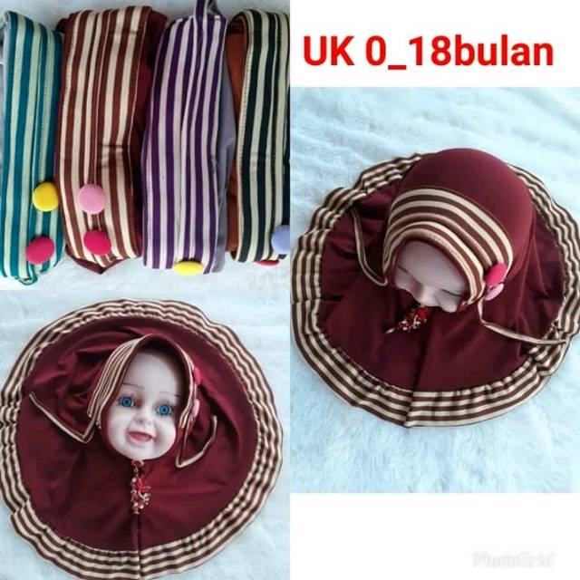 Hijab anak pet salur tali rempel