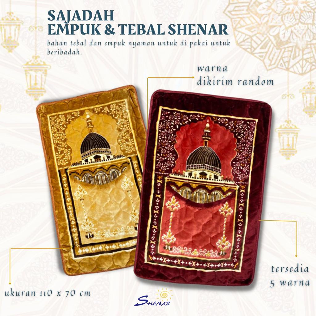 Sajadah Tebal / Sejadah Sajadah Turki Ukuran 105 x 75 Cm Tebal 1 Cm Anti Slip