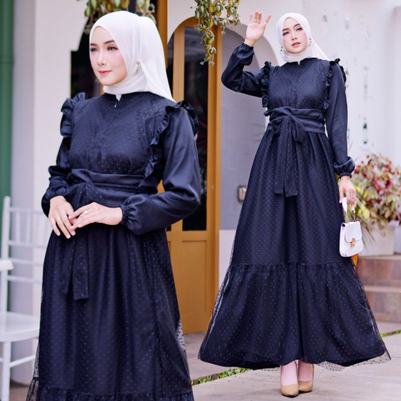 Livi Dress. DRESS MUSLIM, baju wanita, baju gamis, dress, gamis, Baju gamis, fashion wanita,