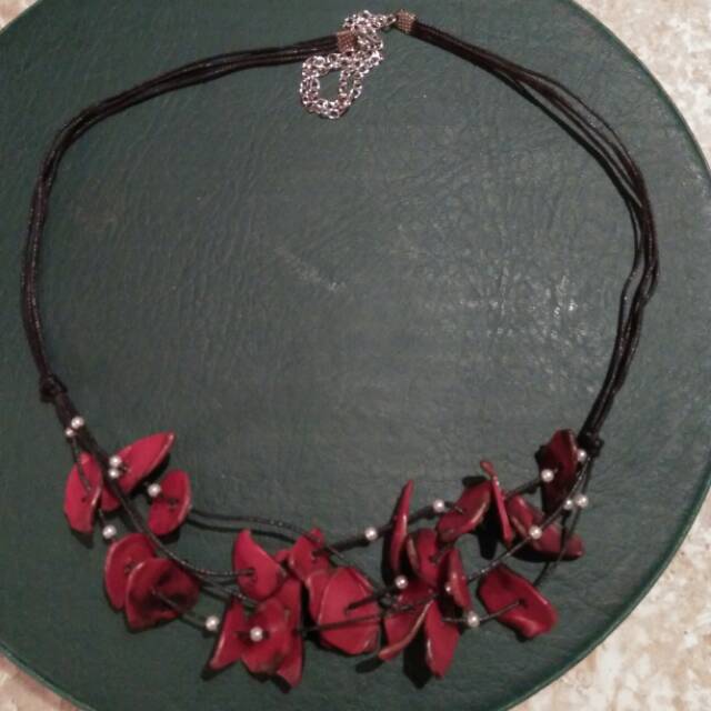 Kalung tali korea hitam