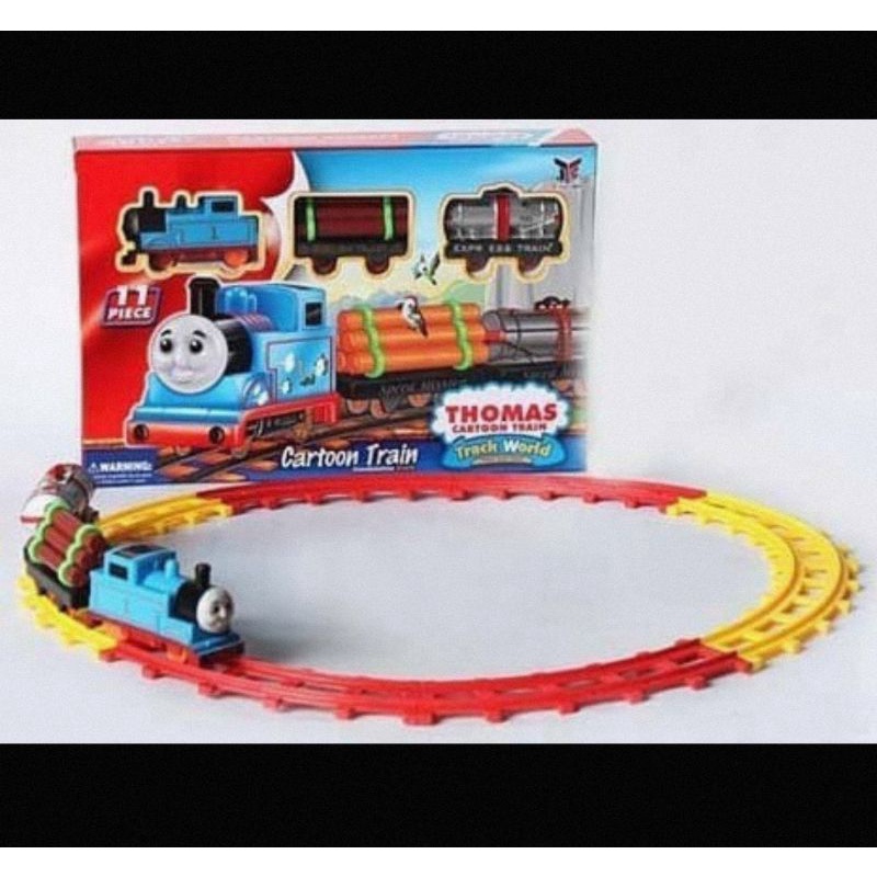 Mainan Kereta Api Cartoon Train 11 Pcs