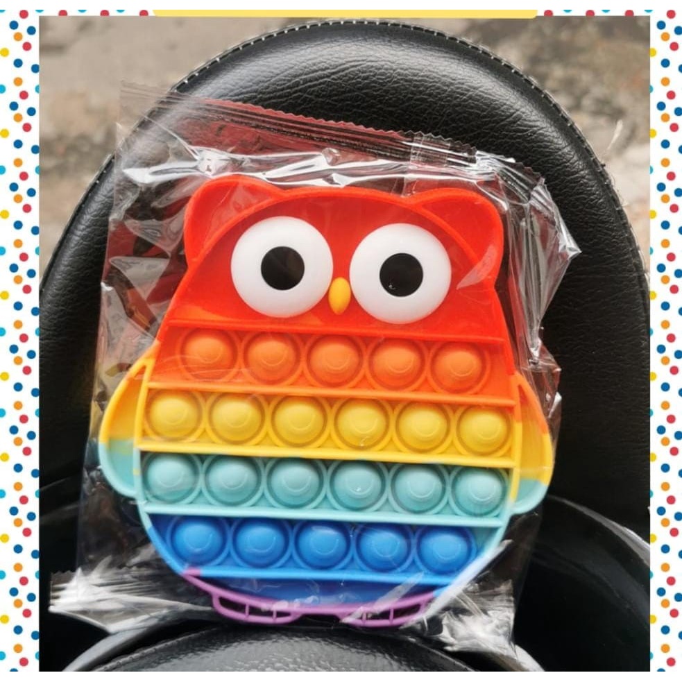 pop it rainbow amonngus - push bubble fidget toys rainbow apple- unicorn - dinosaurus-mickey-awan-5