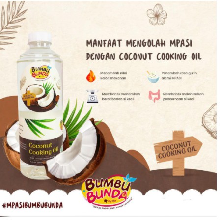 

Bumbu Bunda COCONUT COOKING OIL Minyak Goreng Kelapa Murni MPASI