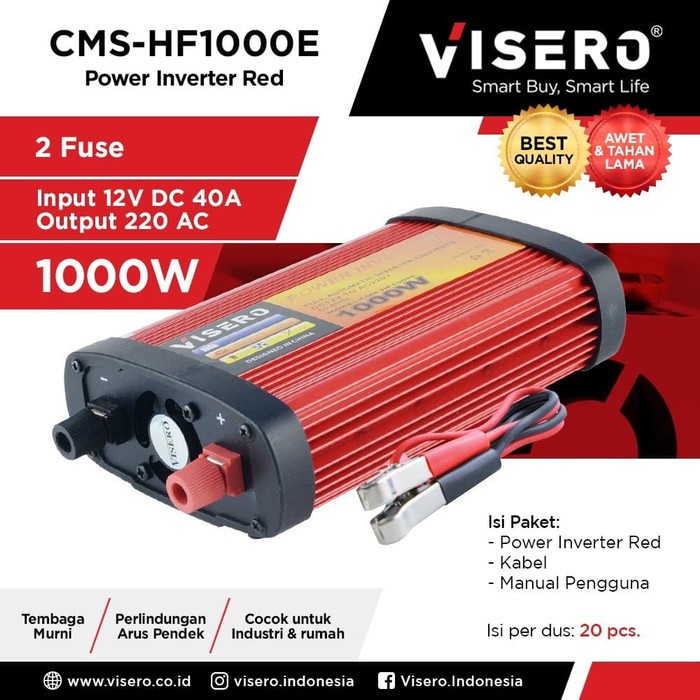 Power Inverter Visero Red 1000W (CMS-HF1000E)