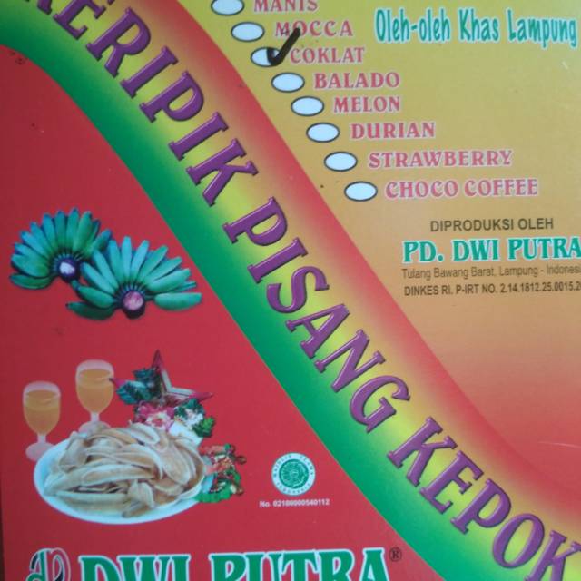 

KRIPIK PISANG KEPOK_Oleh-oleh Khas LAMPUNG 225 gr