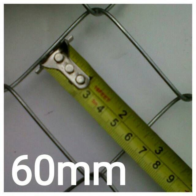 Kawat pagar harmonika tinggi 1,5m lubang 6cm tebal 1,6mm
