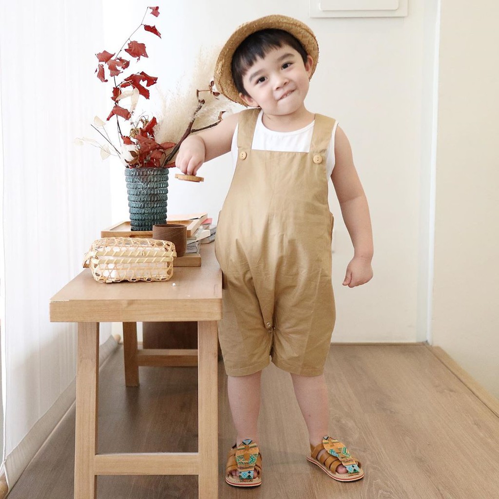 DOREMI Unisex Playsuit | Baju Anak Laki Perempuan Wanita Unisex Kodok Kouna