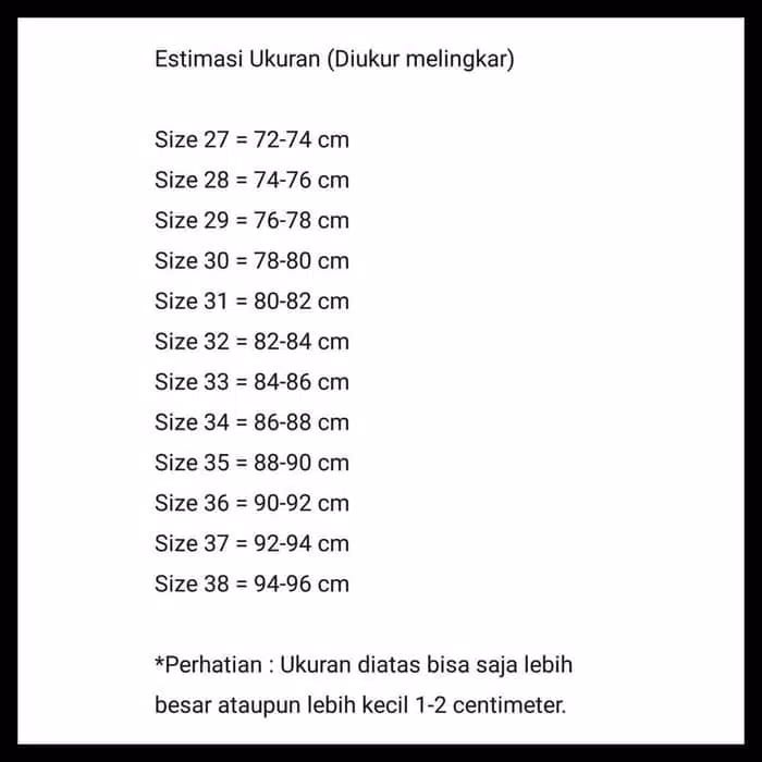 SIZE 27-38 FEBIAN JEANS VARIASI LIST LIPAT BAWAH