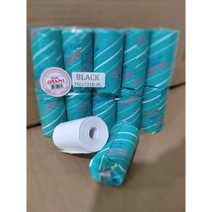 

Promo PAKET 10 ROLL KERTAS THERMAL OTANI 58 x 30 MM WARNA BIRU/HITAM - Hitam Promo