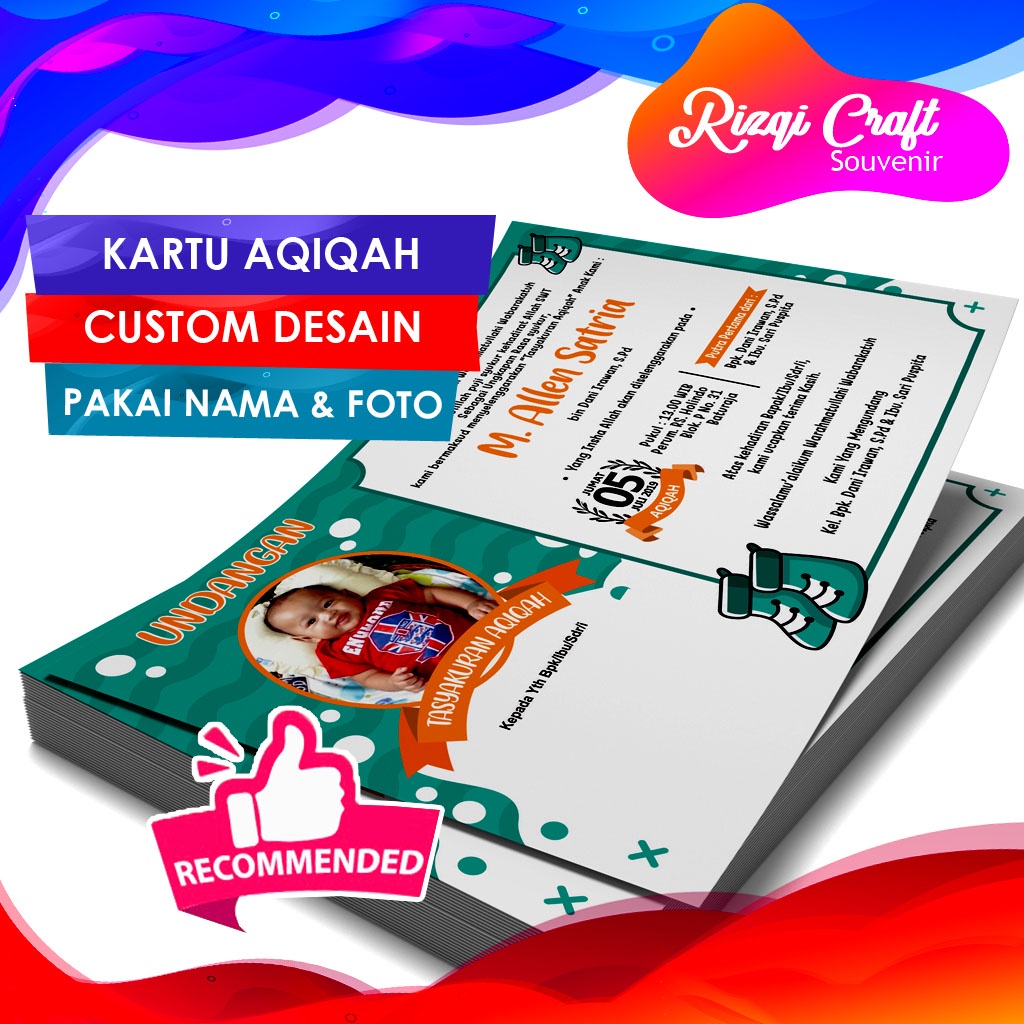 

Label Tahlilan Tasyakuran Aqiqah Custom