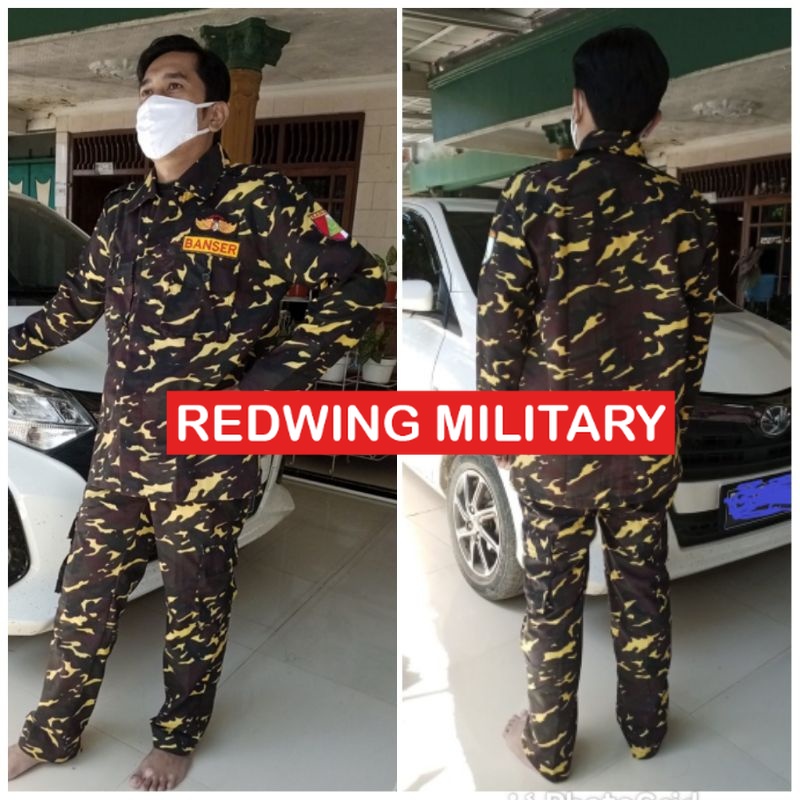 GSM Seragam PDL Banser Nasional Anti Luntur Bahan Ripstok Premium