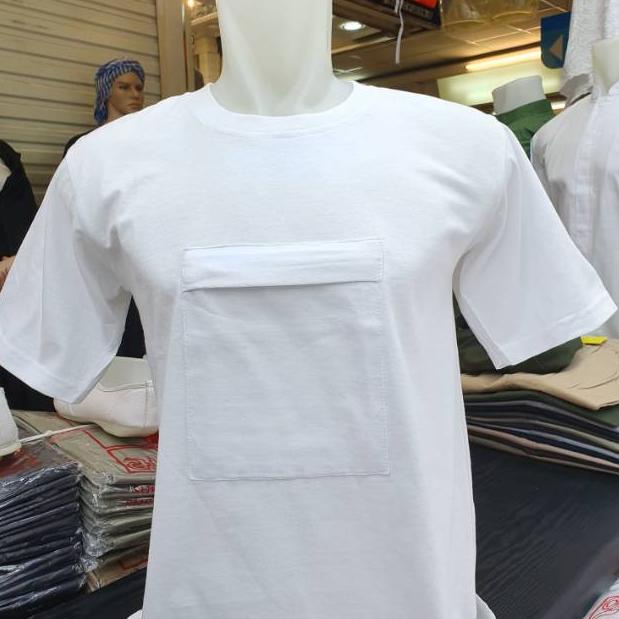 ↓Sale KAOS OBLONG PRIA/ KAOS OBLONG PUTIH/ KAOS OBLONG KANTONG DEPAN/ KAOS KANTONG DEPAN PRIA AULIAB