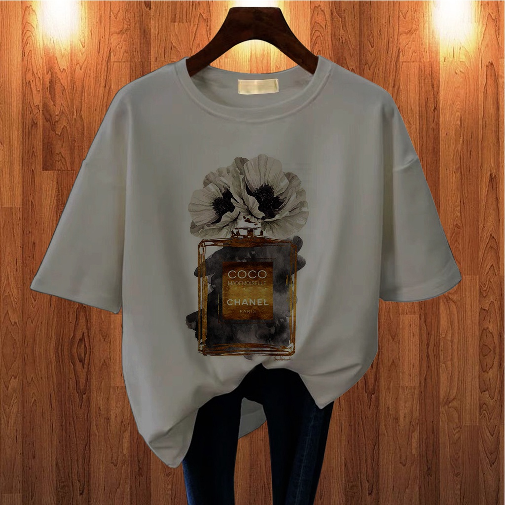 CALVIERO SHOP - KAOS WANITA DEWASA PRINT COCOCHA CASUAL DEWASA