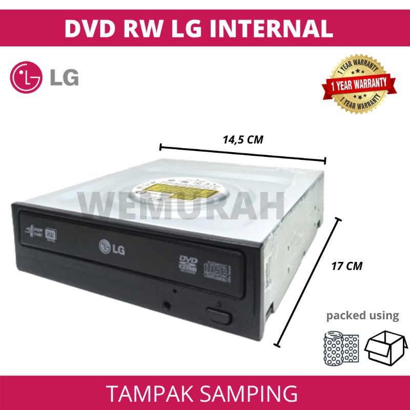 DVD RW INTERNAL LG SATA - DVD Internal Komputer/PC LG