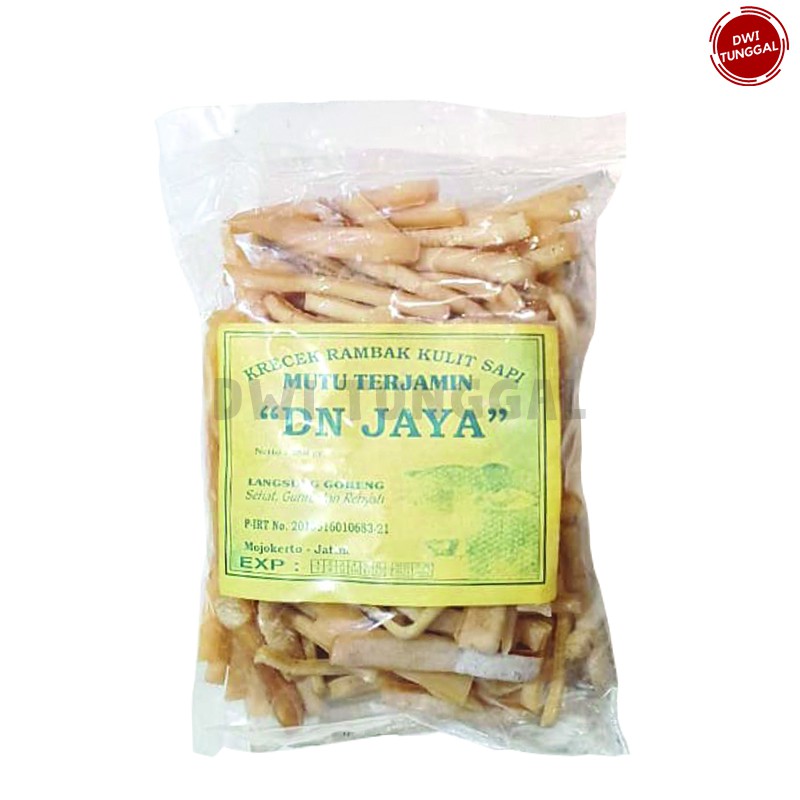 

Rambak Kulit Sapi "DN Jaya" 250 gram bentuk Mie