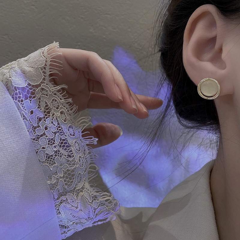 Anting Tusuk Batu opal Kecil trendy Ala Korea Untuk Wanita 2022